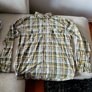 Faded Glory Men's Casual Button Down, Size Medium
